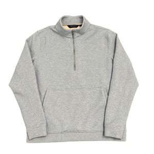 Peter Millar Crown Crafted Angelite Winsome Quarter Zip Sweatshirt Blue Mens L